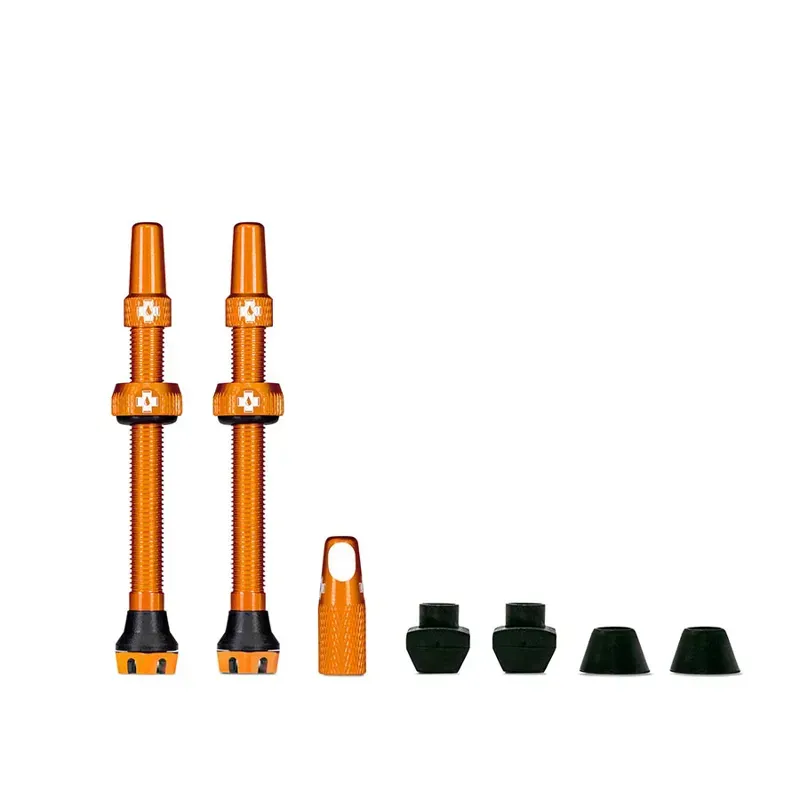 Muc-Off V2 60mm Tubeless Valve in Orange
