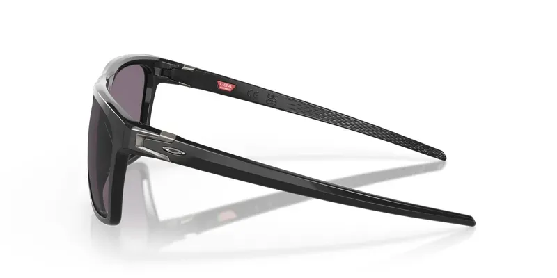 Oakley Leffingwell OO-9100-01 In Prizm Grey Lenses/Black Ink Frame-2