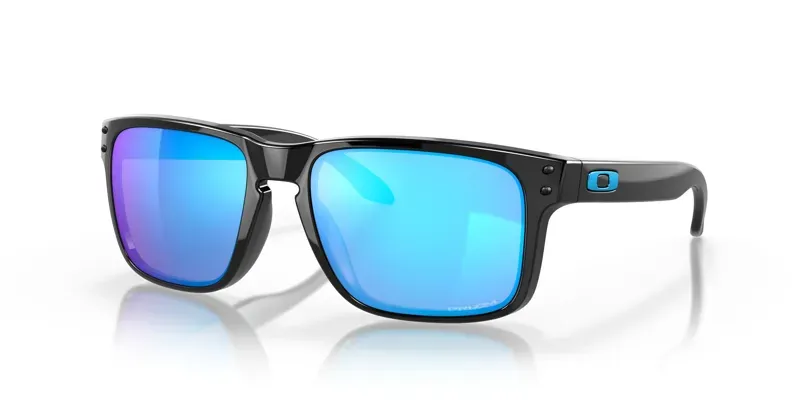 Oakley Holbrook OO-9102-F5 In Prizm Sapphire Lenses/Polished Black Frame