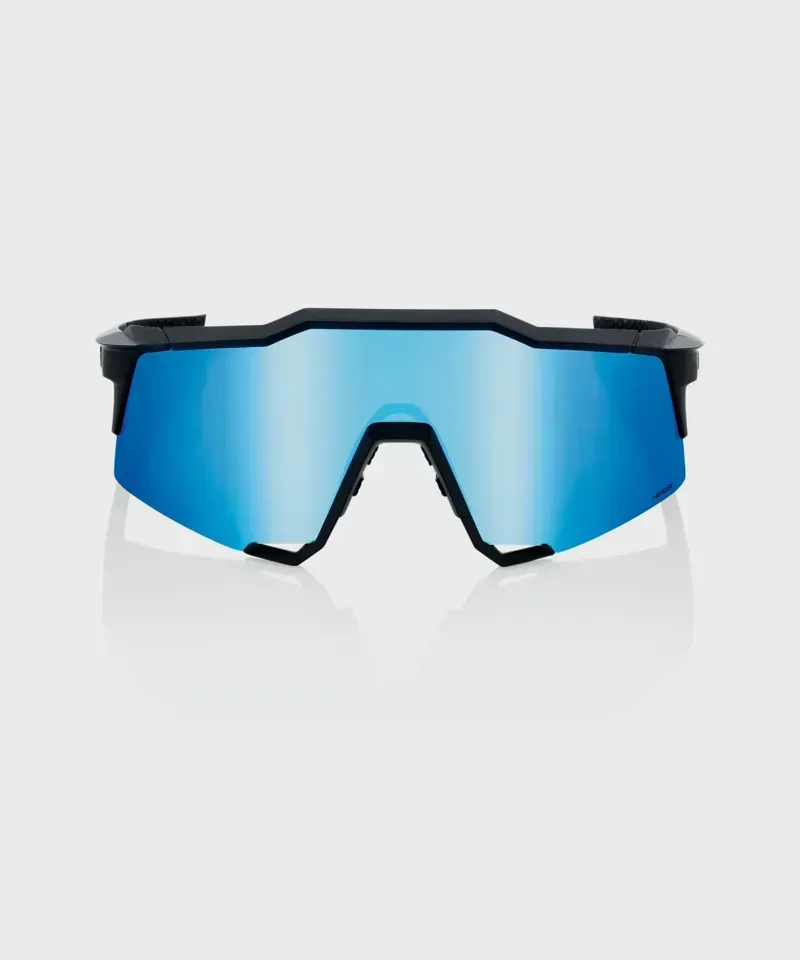 100% Slendale Glasses in Matte Black/HiPER Blue Multilayer-2