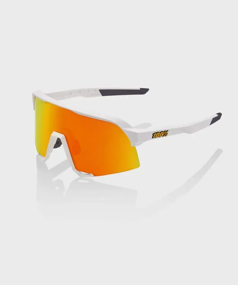 100% Slendale Glasses in Soft Tact White/HiPER Red Multilayer