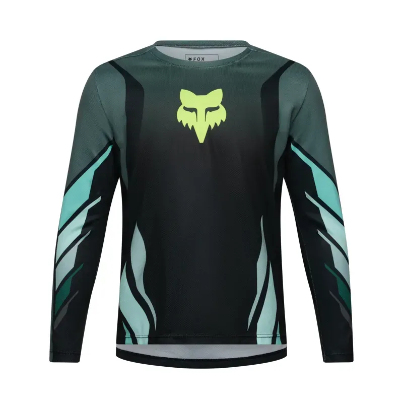 Fox Youth Ranger Foundry Long Sleeve Jersey in Sage Green