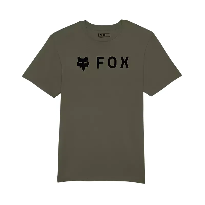 Fox Absolute Short Sleeve Premium T-Shirt in Olive Green