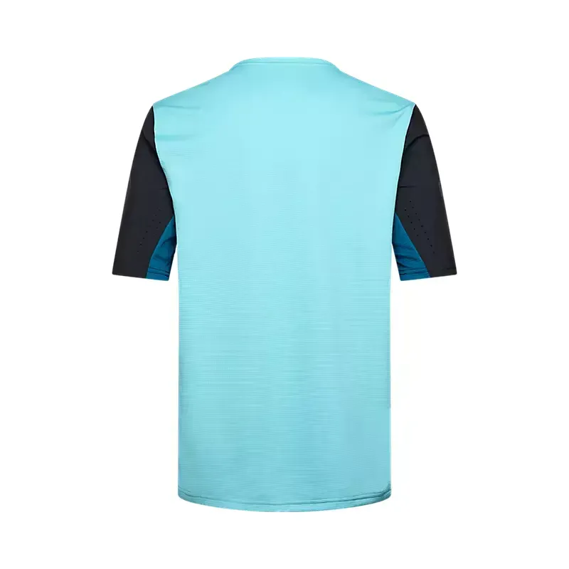 Fox Defend Short Sleeve Jersey in Vintage Wash Blue-1