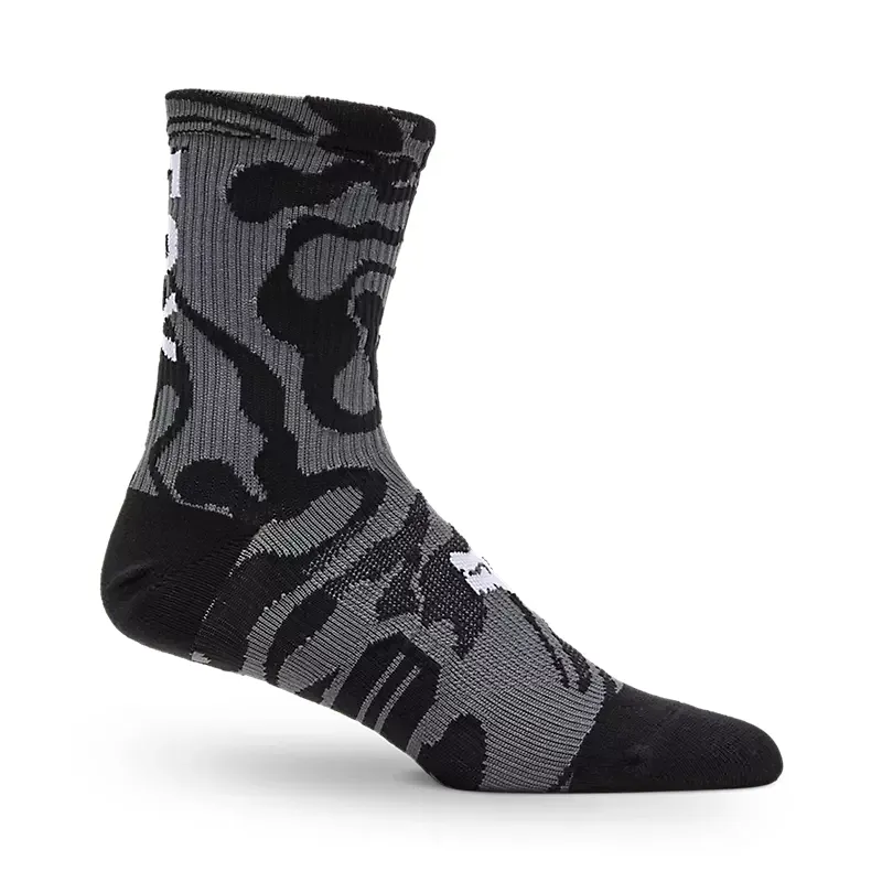 Fox 6in Ranger Frequency Socks in Black