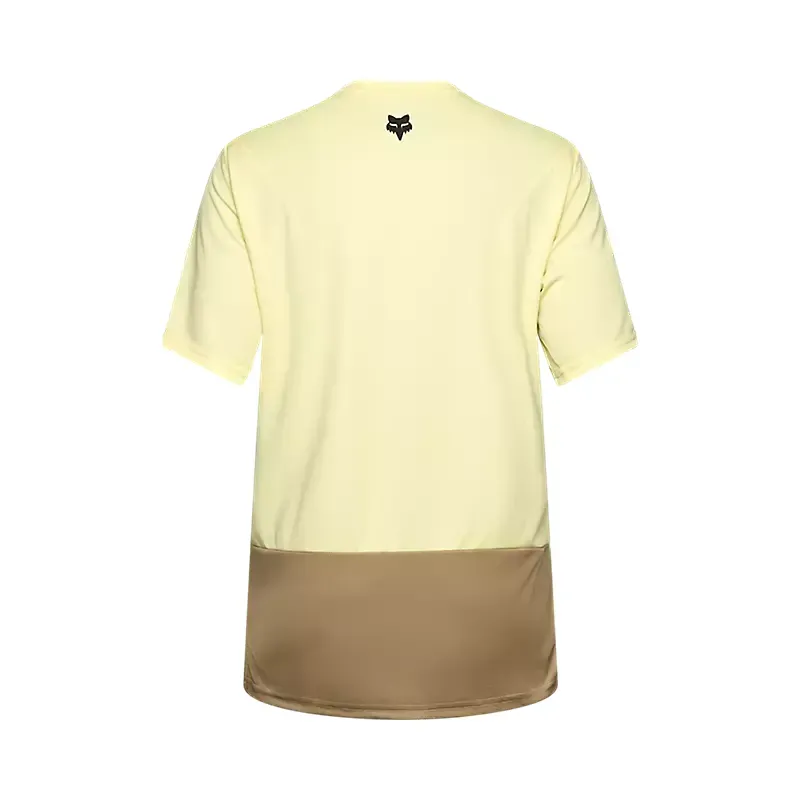 Fox Ranger Wordmark Short Sleeve Jersey in Lemonade-1