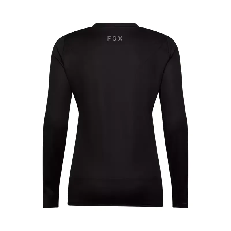 Fox Women's Ranger Fox Head Long Sleeve Jersey in Black-1