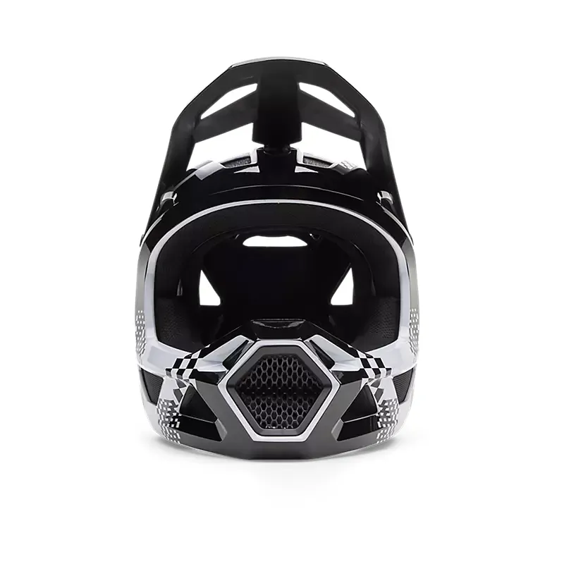 Fox Youth Rampage Digi Image Helmet in Black/White-2