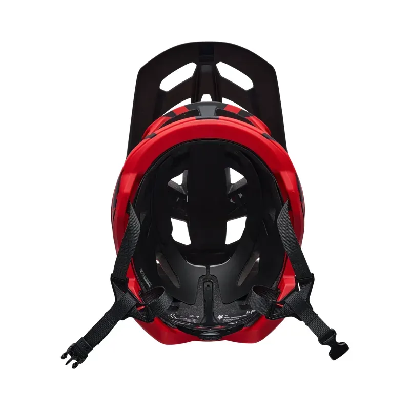 Fox Youth Speedframe Charge CE Helmet in Red-4