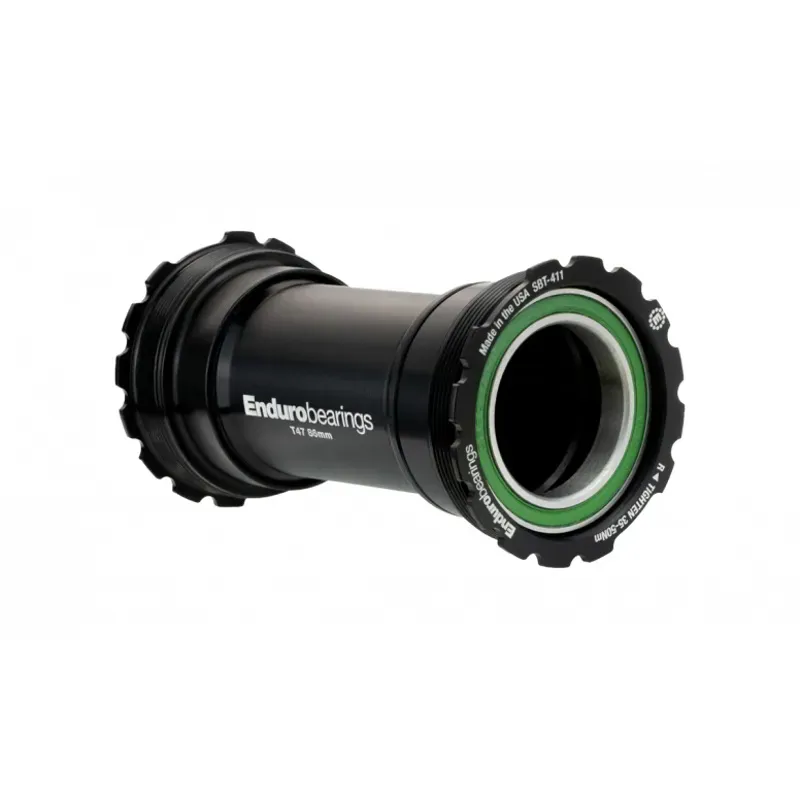 Enduro Bearings T47 Internal 440C Stainless Steel Bottom Bracket in Black-2