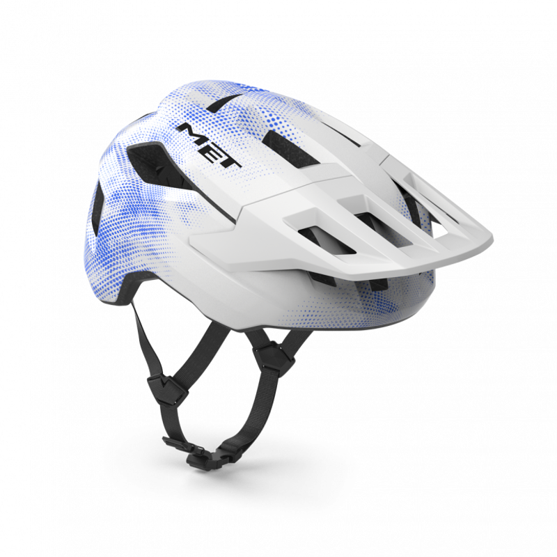Met Shelter Youth Helmet in White/Blue-4