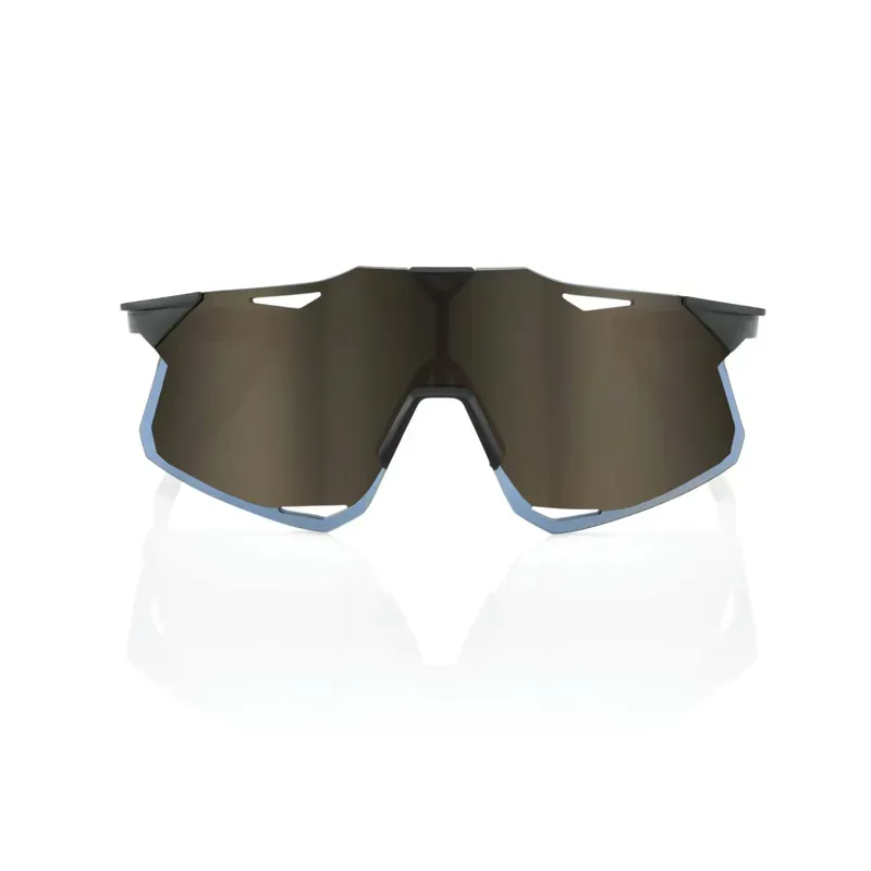 NI - 100% Hypercraft Glasses Mirror Lens in Black/Soft Gold-1