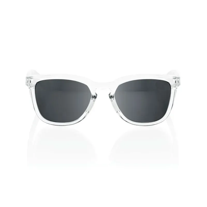 100% Hudson Glasses Mirror Lens In Polished Haze/Black-1