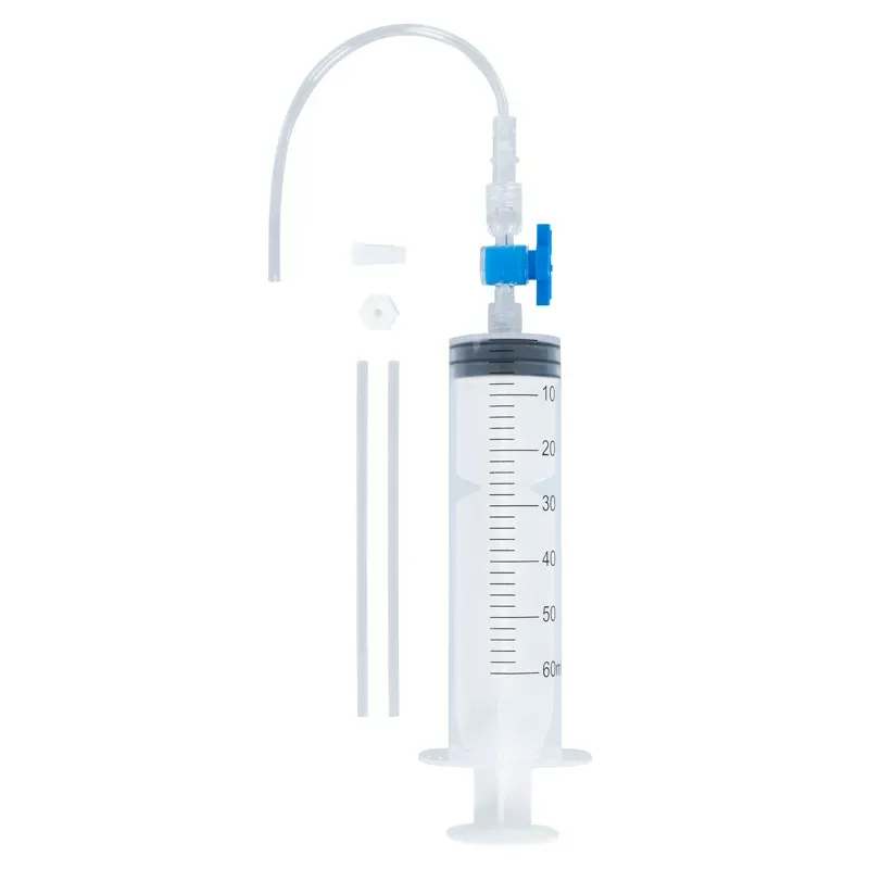 Oxford Tubeless Sealent Injector Syringe Kit in Clear