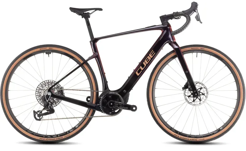 Cube Nuroad Hybrid C:62 Slt 400x Hybrid Bike In Solar Eclipse/Bronze