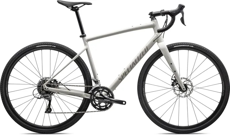 Starting Gravel Bike Race Specialized Diverge E5 In Birch/White