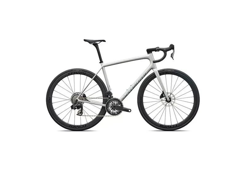 Specialized Aethos 2 Expert SRAM Force AXS Road Racing Bike in Dolomite/Shadow Silver-3