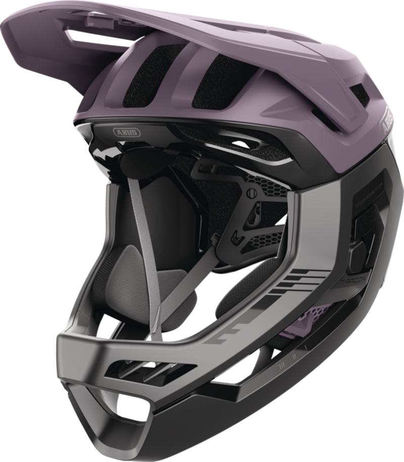 ABUS Targon Full-Face MTB Helmet in Ash Purple-1