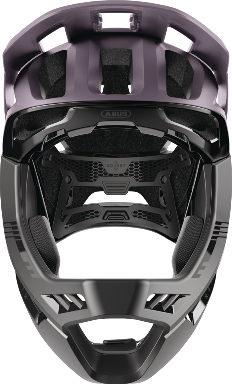ABUS Targon Full-Face MTB Helmet in Ash Purple-2