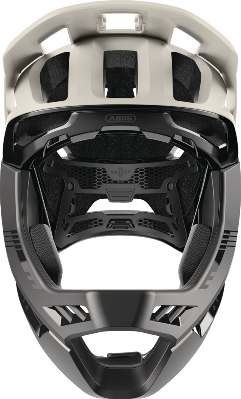 ABUS Targon MIPS Full-Face MTB Helmet in Sand Beige-3