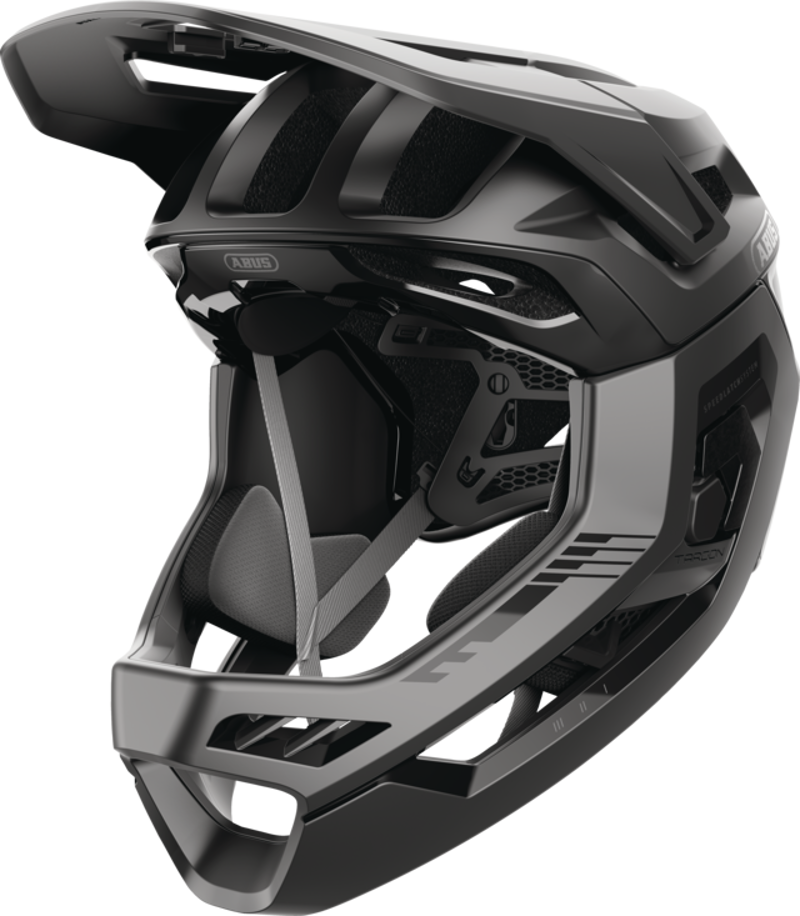 ABUS Targon MIPS Full-Face MTB Helmet in Velvet Black-1
