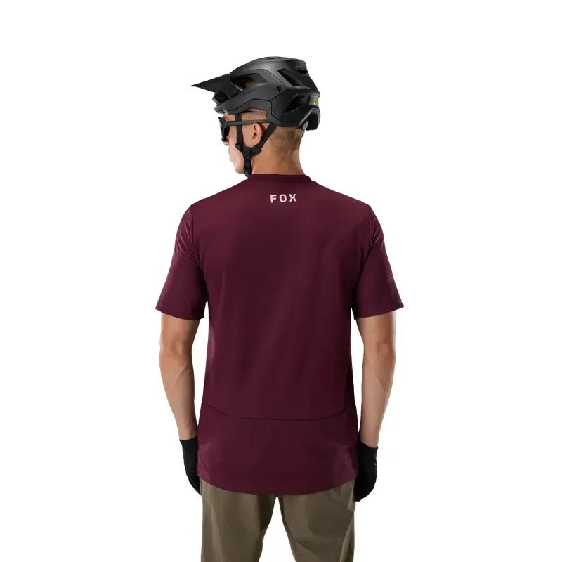 Fox Ranger Fox Head Jersey in Dark Maroon-3