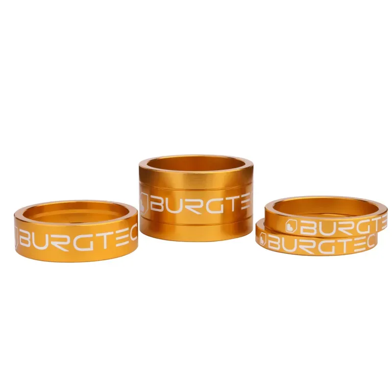 Burgtec Stem Spacer Kit in Bullion Gold