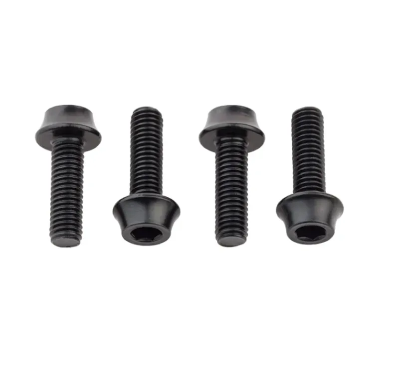 Wolf Tooth 4-piece Water Bottle Cage Bolts in Black