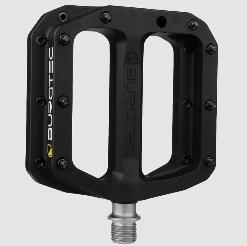 Burgtec MK4 Composite 9/16-inch Flat Pedals in Black