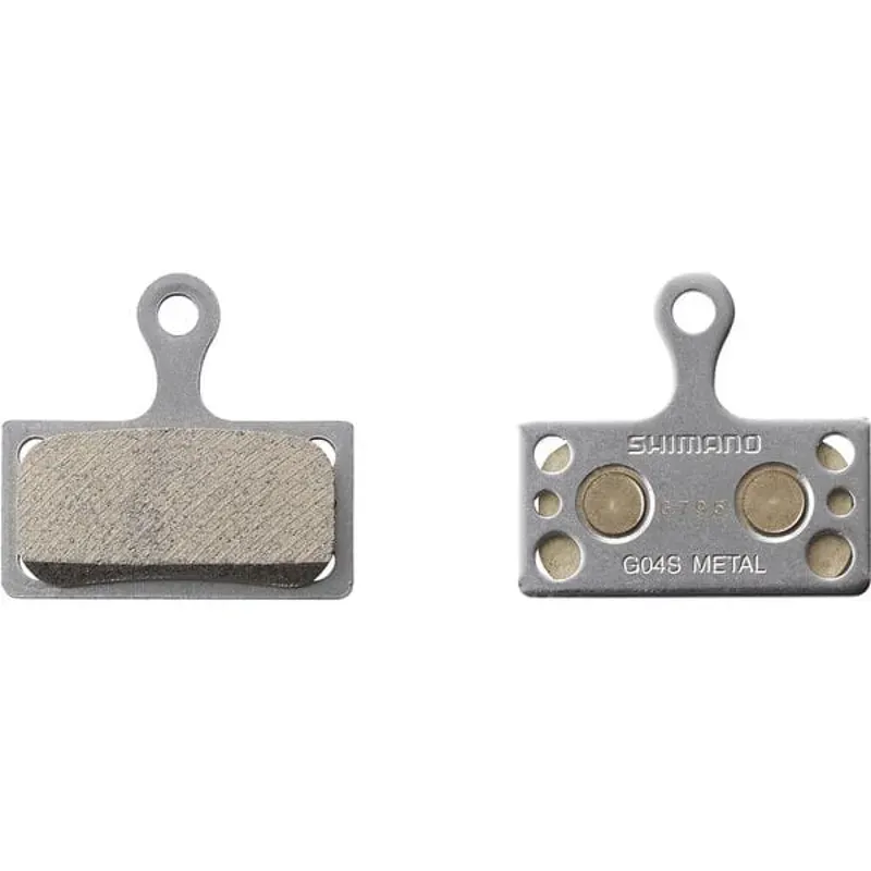 Shimano G04S Metal Brake Pads / spg Steel Back Black one 