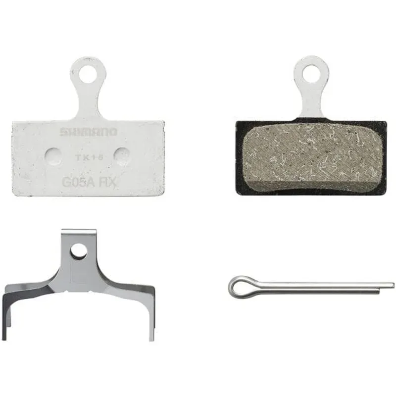 Shimano G05A Resin Brake Pads / spg Alloy Back Black