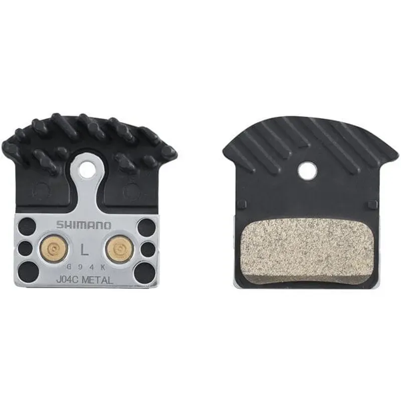 Shimano BRBX J04C Pad spring  fin Metal Black pair-1
