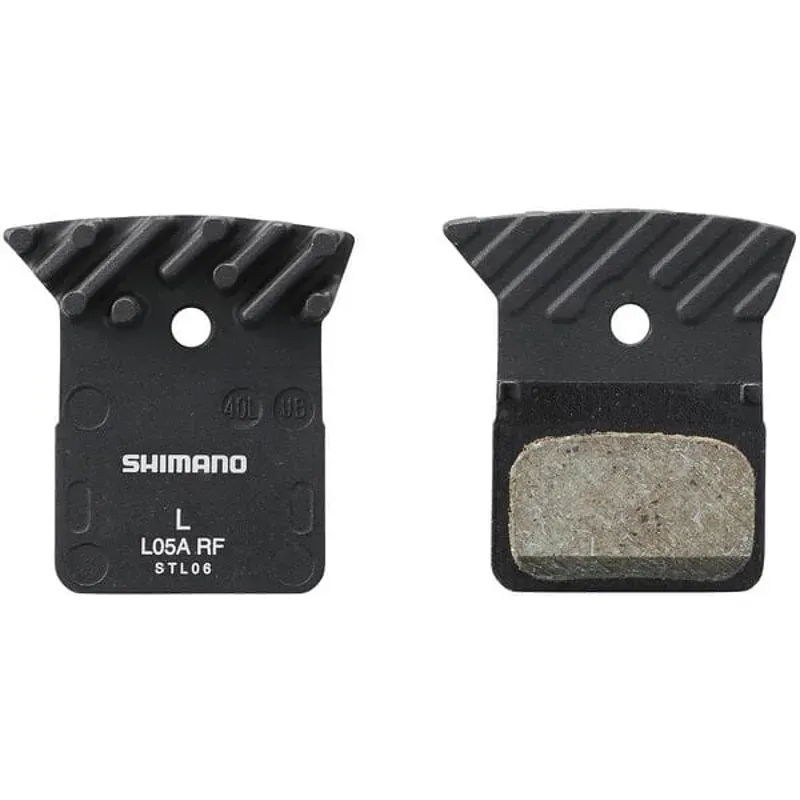 Shimano BRBX L05A Resin Pad spg Alloy Back W Fin Black one size-1