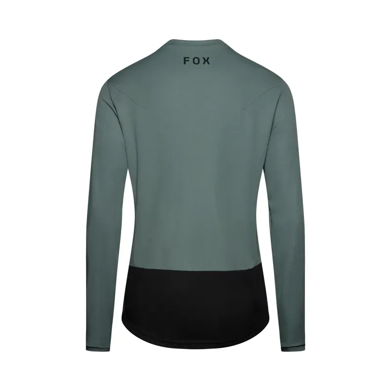 Fox Ranger Fox Head Long Sleeve Jersey in Sage Green-1
