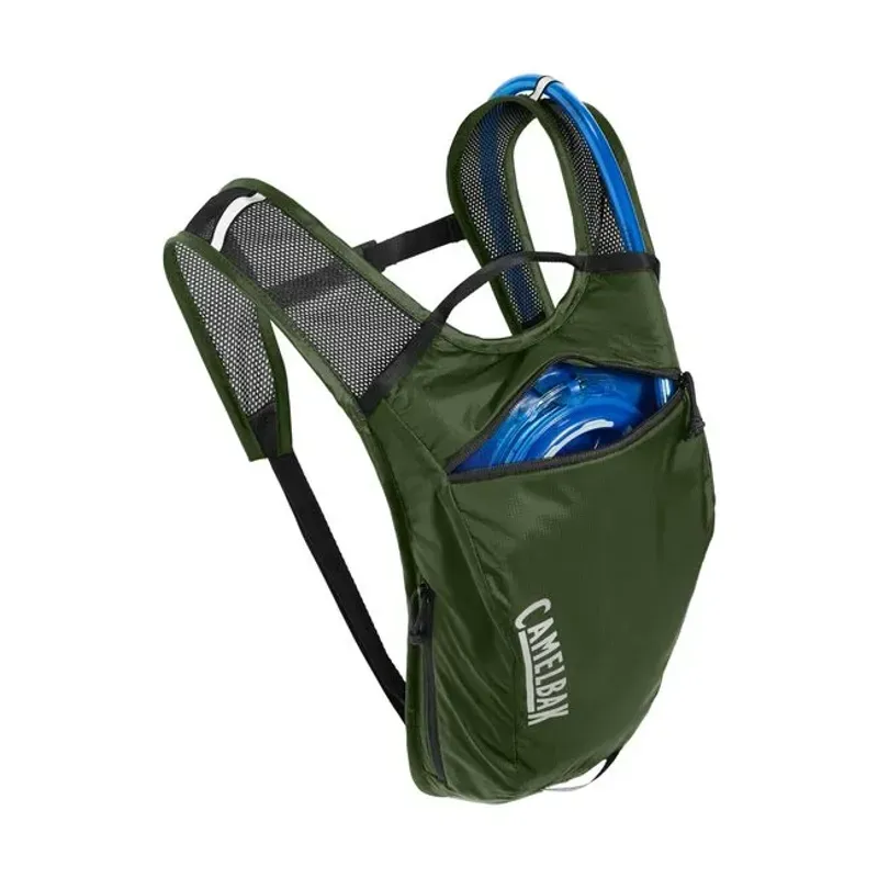 Camelbak Hydrobak Light 2.5l Hydration Pack w/1.5L Reservoir in Army Green-5