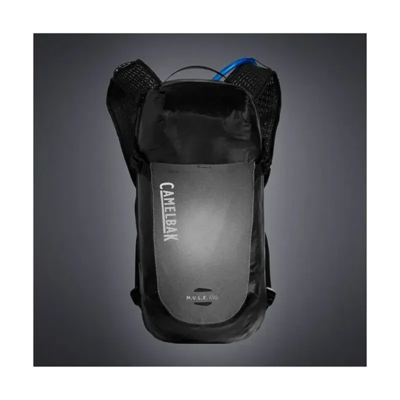 Camelbak M.U.L.E. Evo 12l Hydration Pack w/3l Reservoir in Black/Silver-9