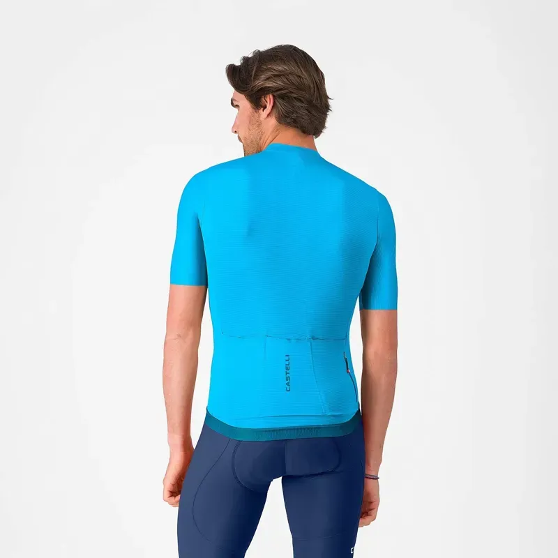 Castelli Espresso 2 Jersey in Neon Cobalt-1