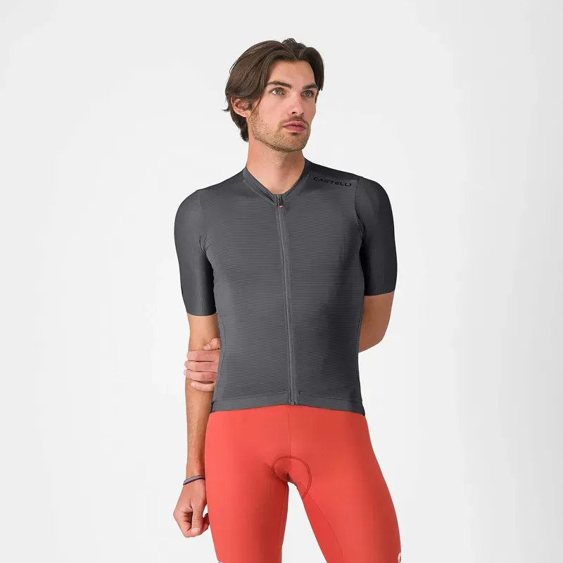 Castelli Espresso 2 Jersey in Smoky Grey