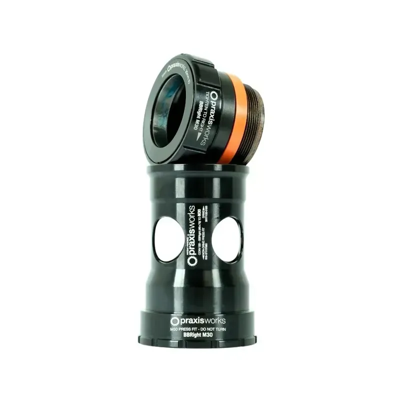 Praxis Works M30 68mm BB30/PF30 Press Fit Bottom Bracket in Black-3