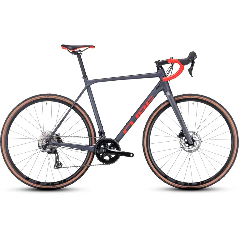 Cube Cross Race Pro Cyclocross Bike in Grey/Red