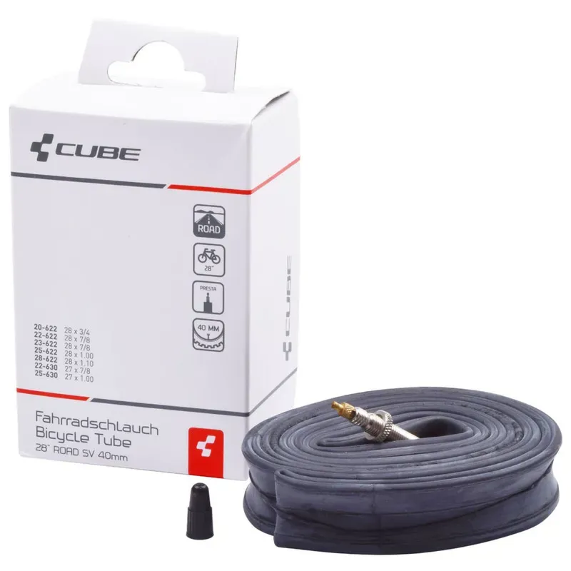 2020 Cube 28in Road SV 40mm Inner Tube in Black