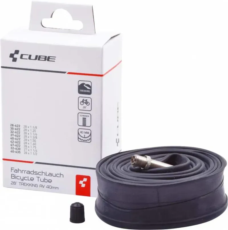 2020 Cube 28in Trekking AG 40mm Inner Tube in Black