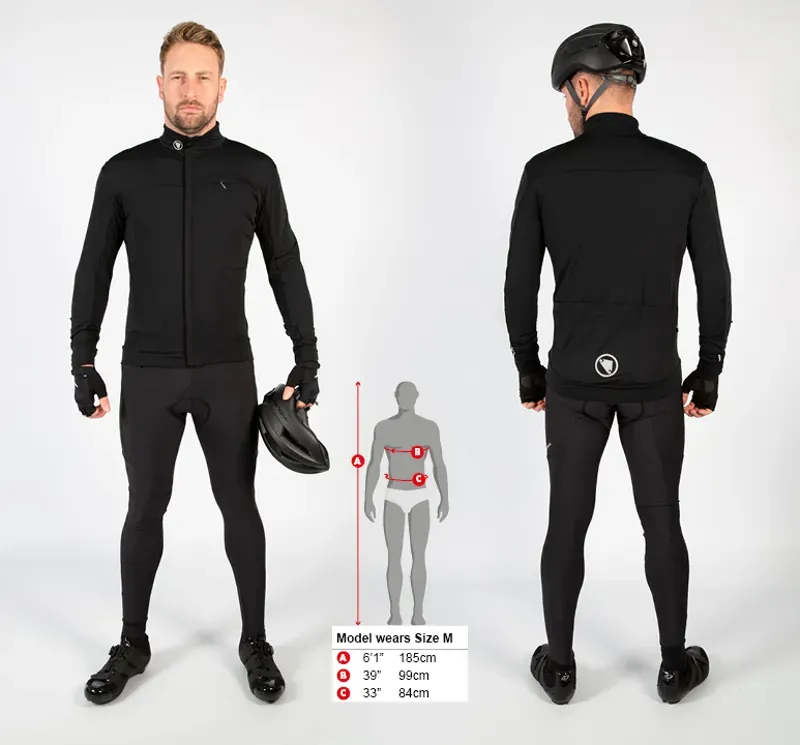 Endura Xtract Roubaix Long Sleeved Jersey in Black-1