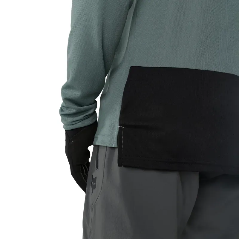 Fox Ranger Fox Head Long Sleeve Jersey in Sage Green-5