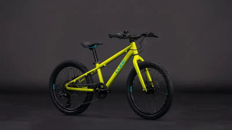 Cube Acid 200 Disc Kids Bike in Lizard/Blue-1