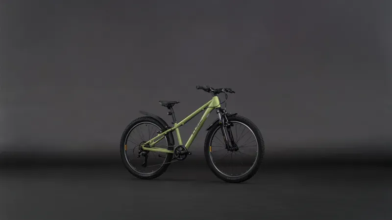 Cube Acid 240 FE Kids Bike in Light Olive/Orange -1