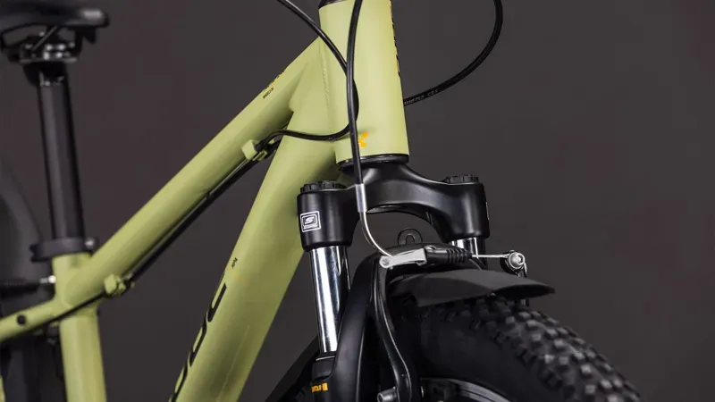 Cube Acid 240 FE Kids Bike in Light Olive/Orange -6