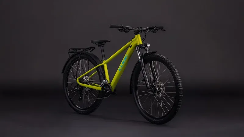 Cube Acid 260 - Fully Equipped Kids MTB with Disc Brakes in Lizard/Blue-1