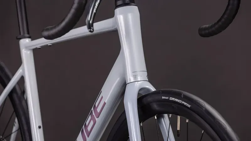 Cube Attain Race Road Bike In Fog Grey/Shift - 2026-6