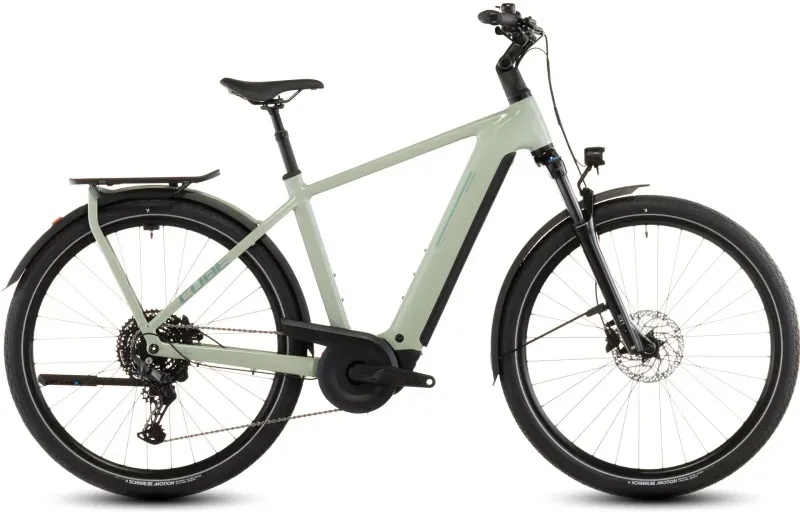 Cube Kathmandu Hybrid One 800Wh Electric Bike in Pea Green - 2026